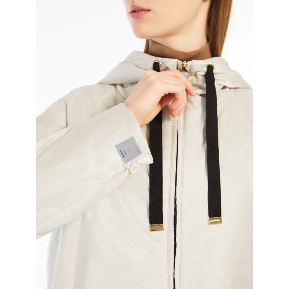 Max Mara Grijze waterafstotende capuchonjas Gray Dames