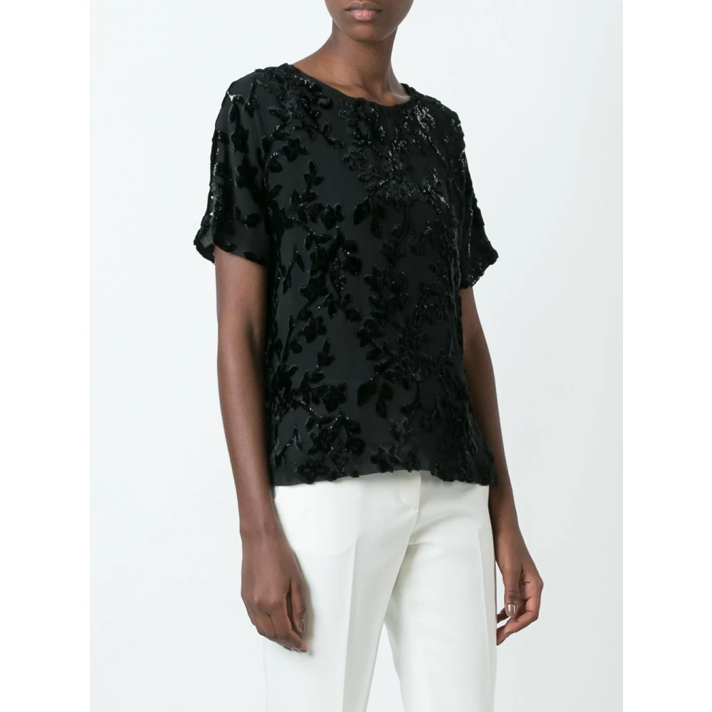 ETRO Blouse overhemd Black Dames
