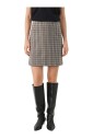 brown-check-skirt-with-classic-fit-and-elastic-waistband