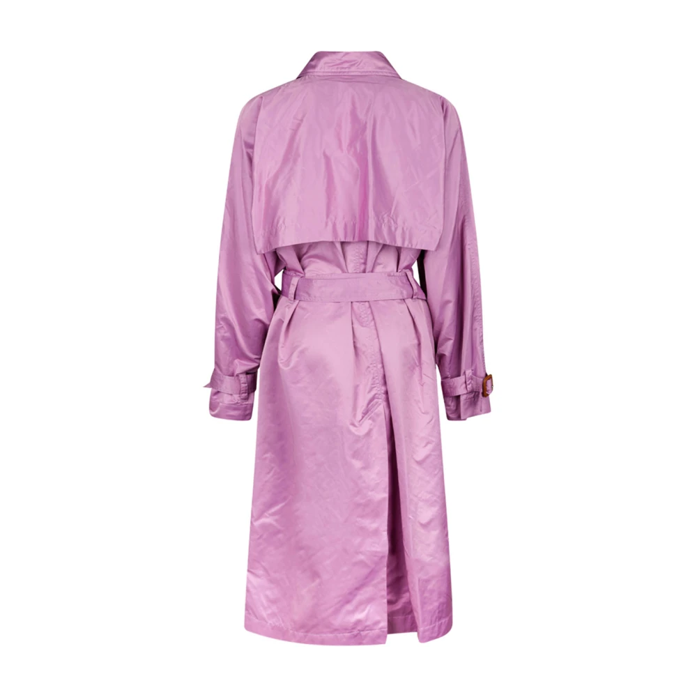 Isabel marant Belted Coats Purple Dames