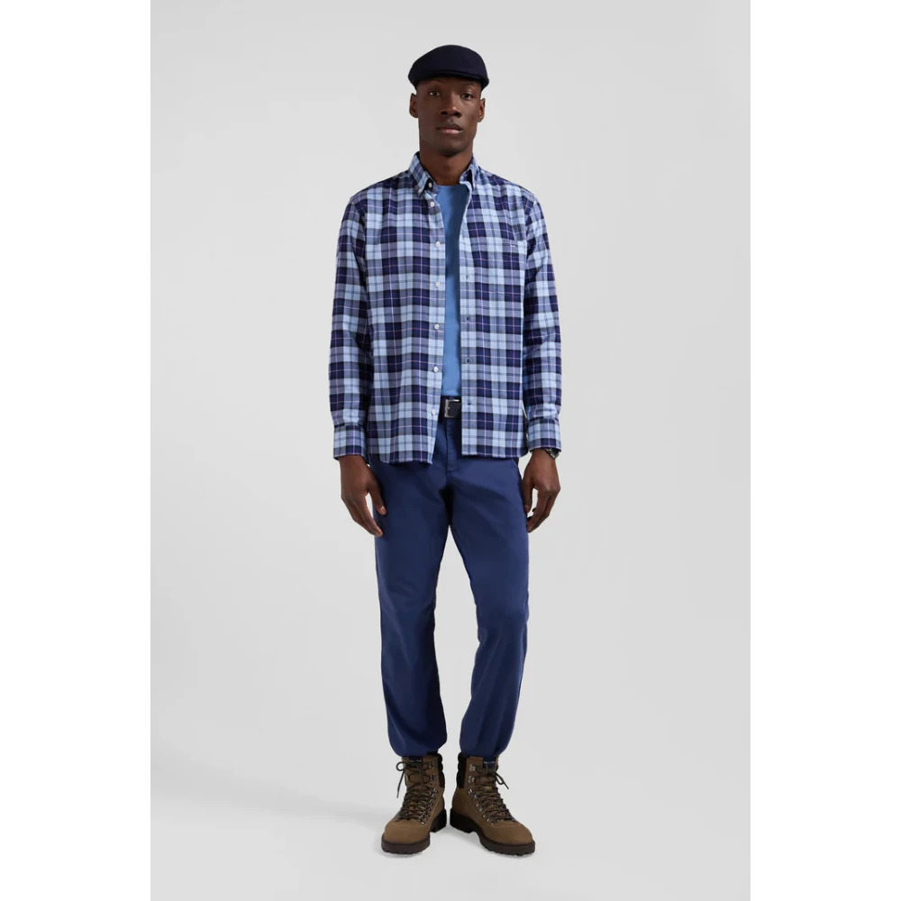 Eden Park Geruite twill overhemd Multicolor Heren