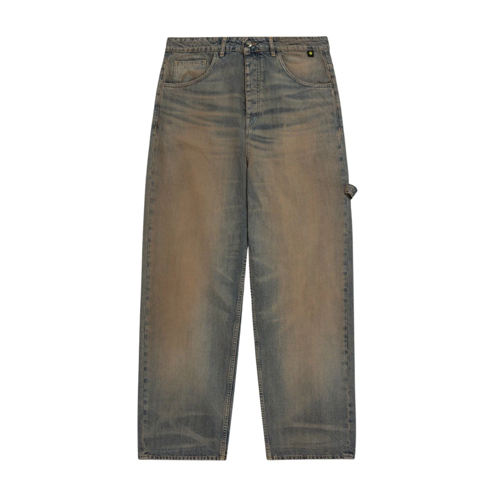Barrow Blue Worker Jeans - Male - Loose Fit Jeans - W34 - Jeans