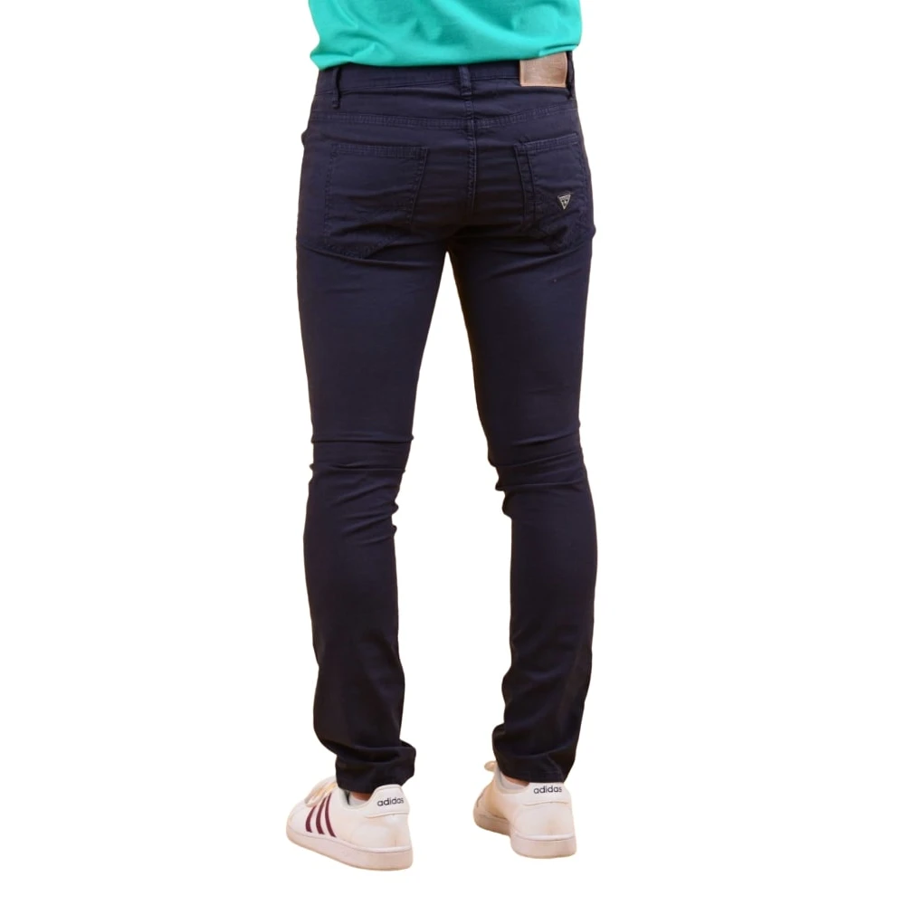Guess Slim-fit Denim Broek Blue Heren