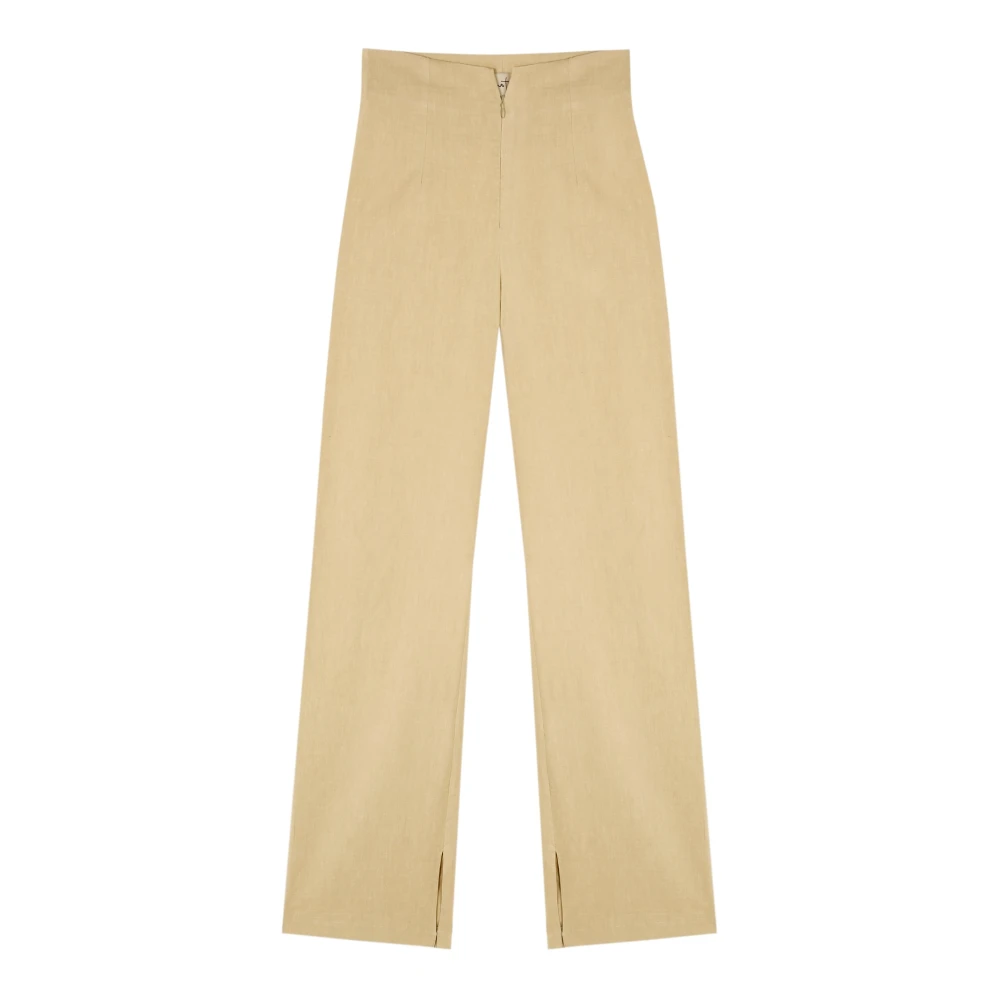 Cortana Mota beige rechte broek Beige Dames