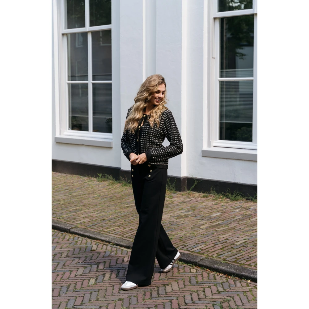 &Co Woman Zachte gebreide cardigan Black Dames