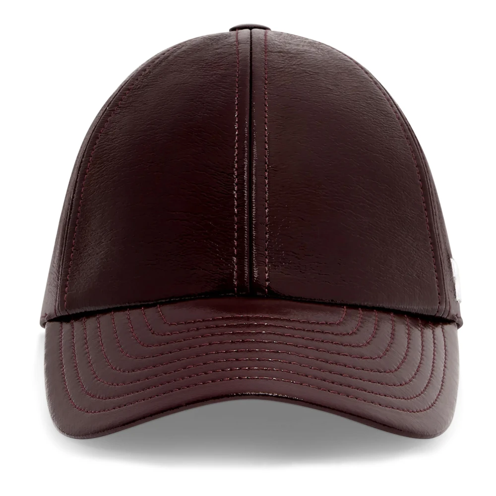 Courrèges Vrouw Rood Accessoires Dames, S, Katoen, Reedition Vinyl Cap