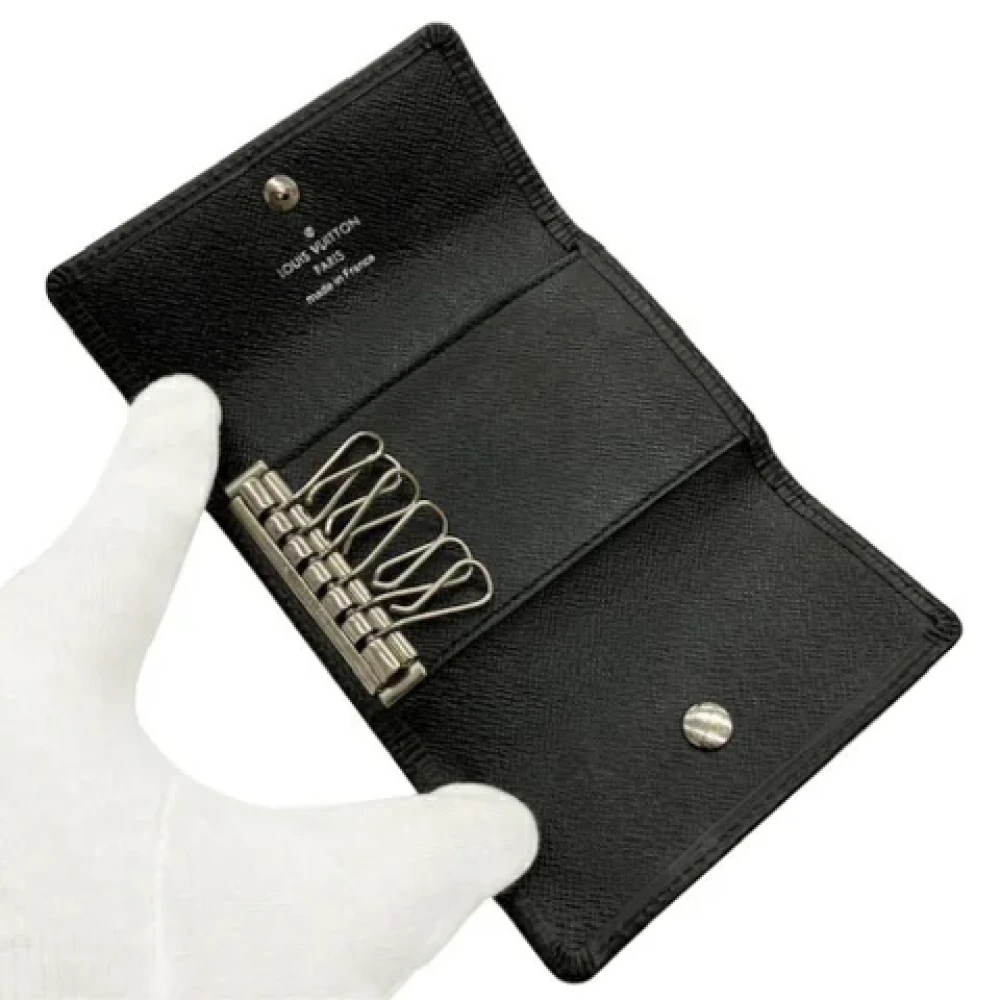 Louis Vuitton Vintage Pre-owned Leather key-holders Black Unisex