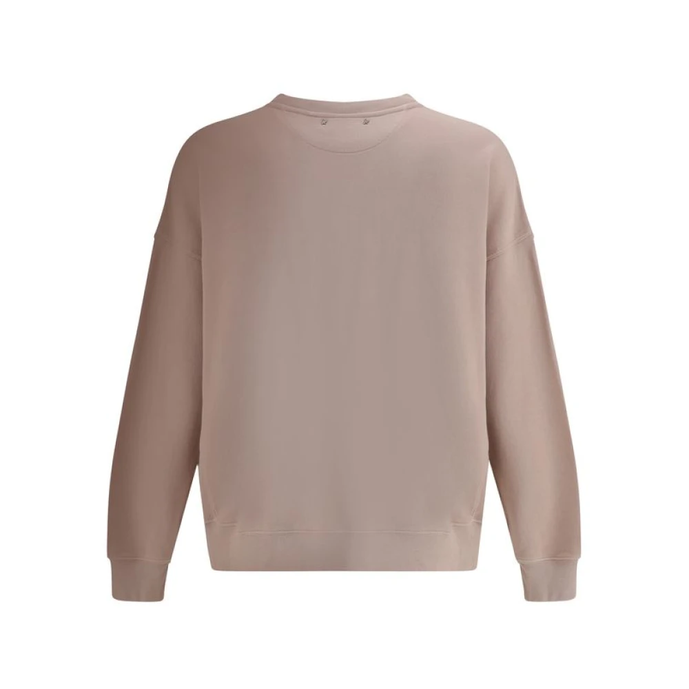 Golden Goose Iconisch Logo Sweatshirt Pink Heren