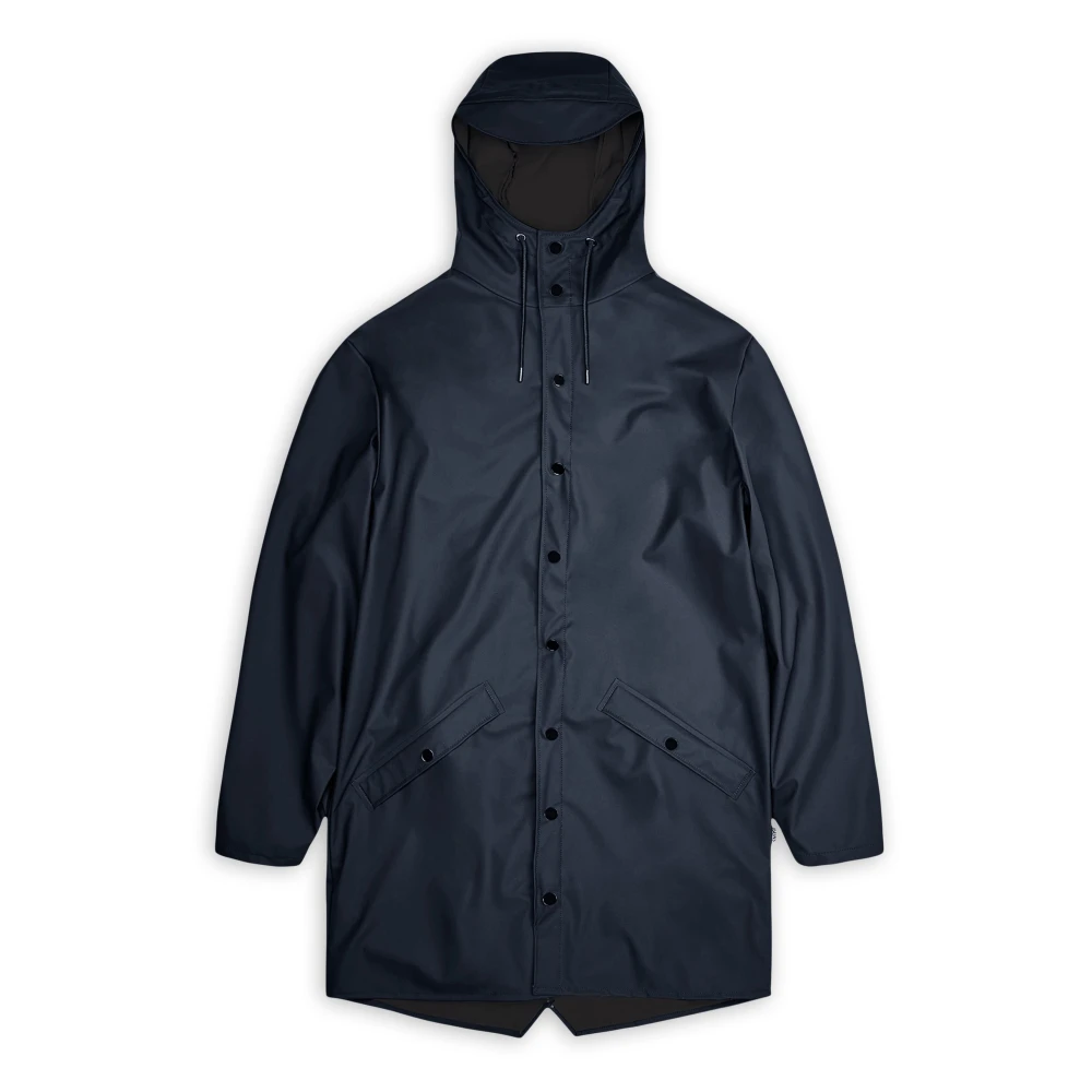 Rains Women's Long Jacket - Navy - Size: S - Image 5