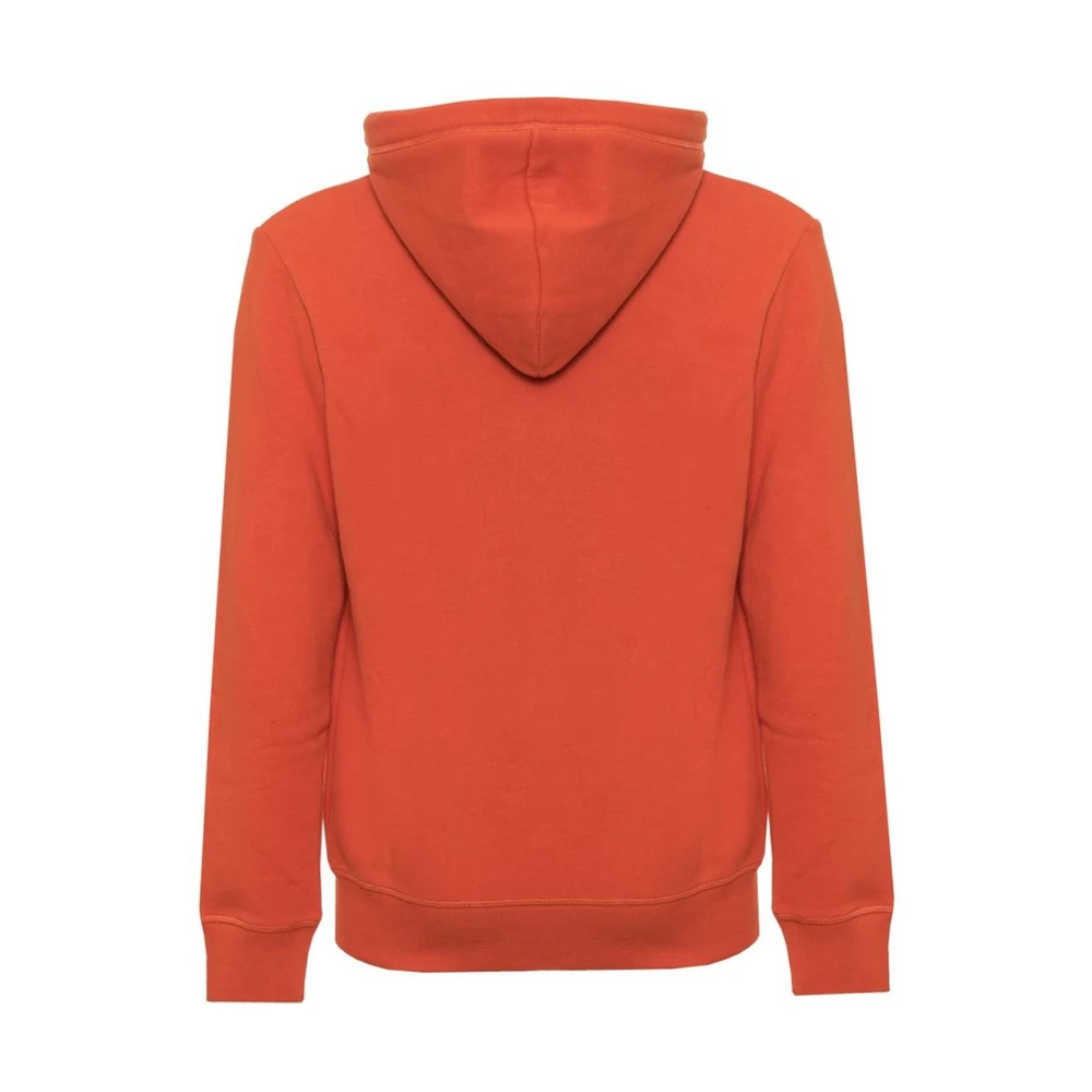 Superdry Oranje Zip Hoodie Katoen-Polyester Sweatshirt Orange Heren