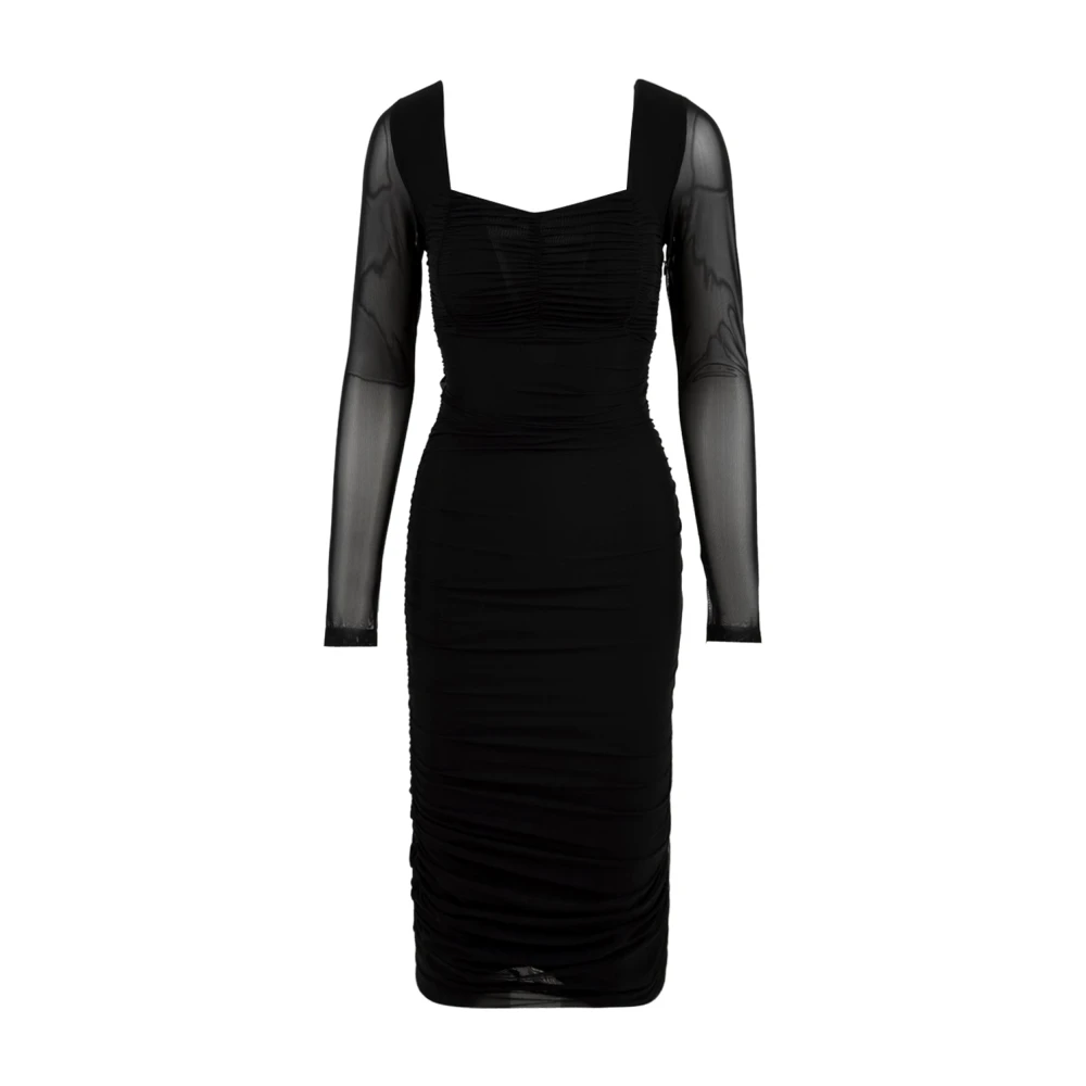 Mar De Margaritas Zwarte Bloemenjurk Sveva Black Dames