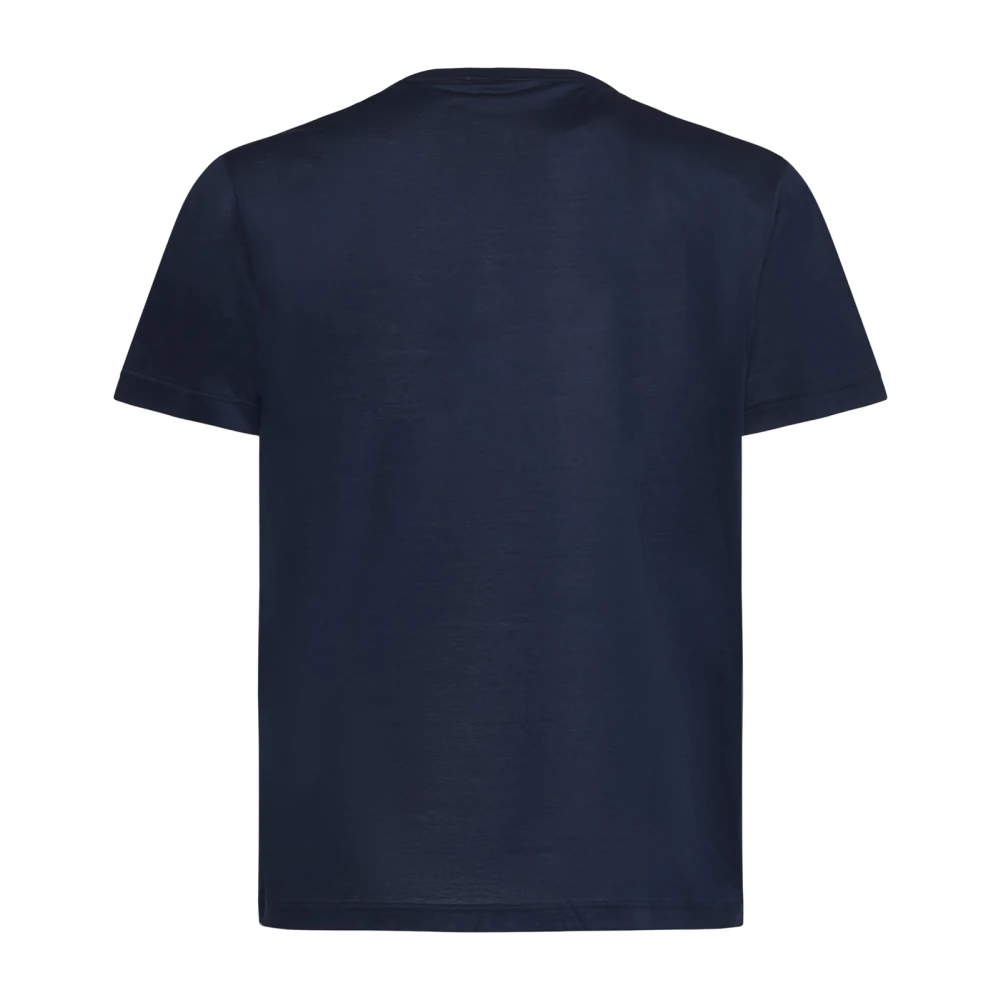 D4.0 Blauwe T-shirts en Polos Blue Heren