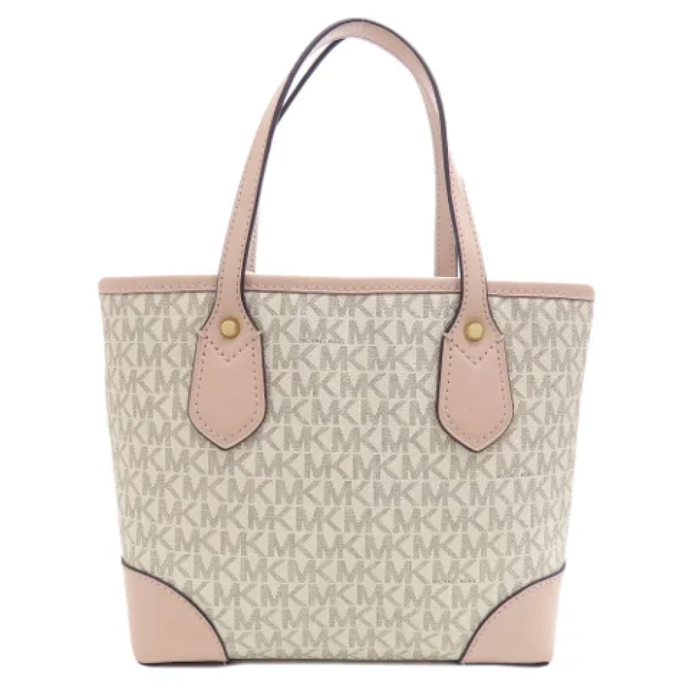Michael Kors Pre-owned Fabric totes Beige Dames