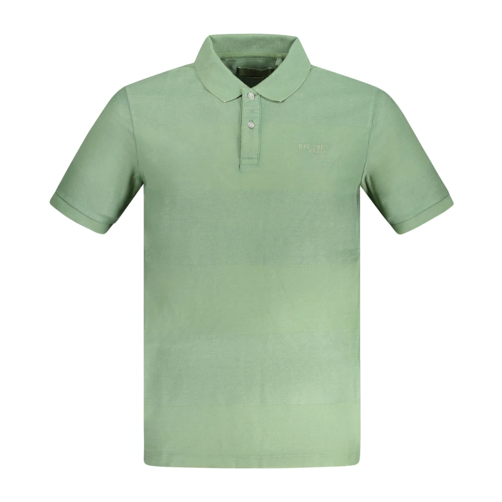 Guess Groen poloshirt met korte mouwen en borduursel Green Heren