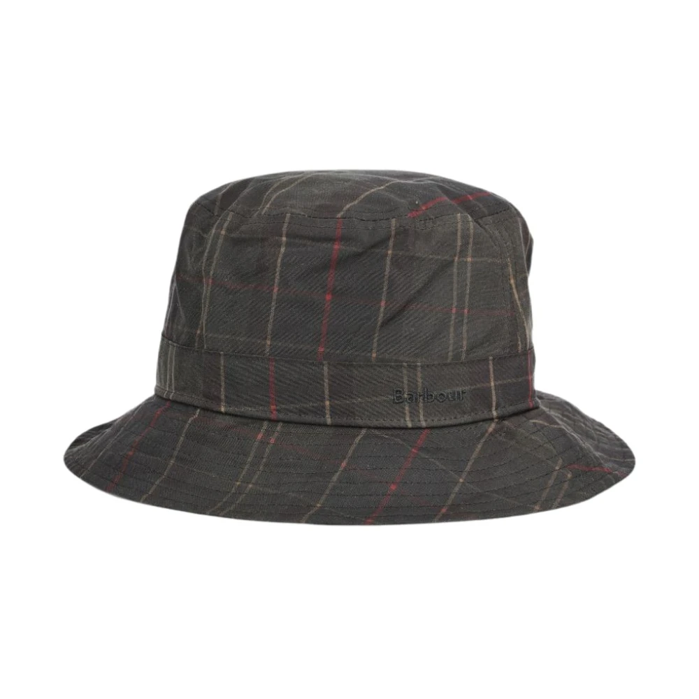 Barbour Men's Green Haydon Tartan Bucket Hat - Image 3
