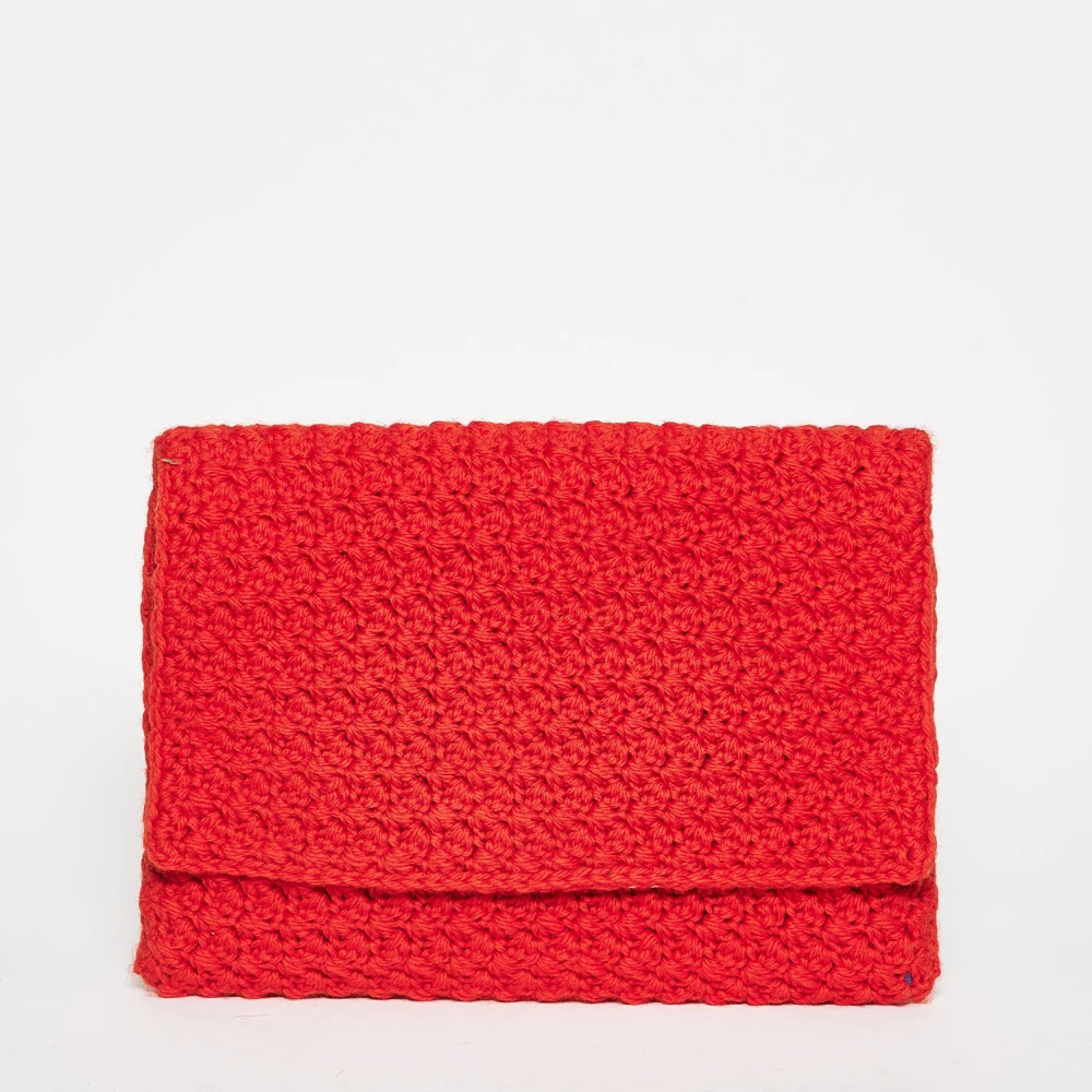 La Milanesa Clutch Tas Red Dames