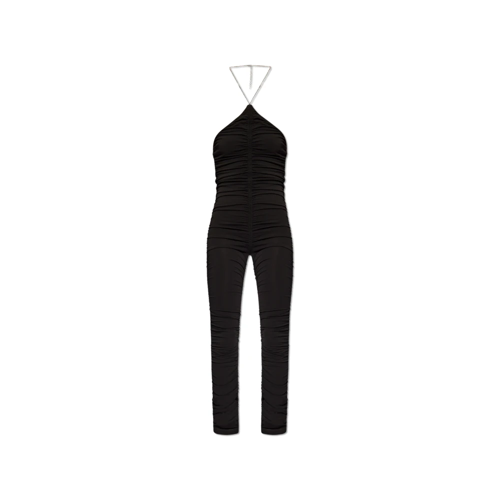 The Attico Draped jumpsuit Black Dames