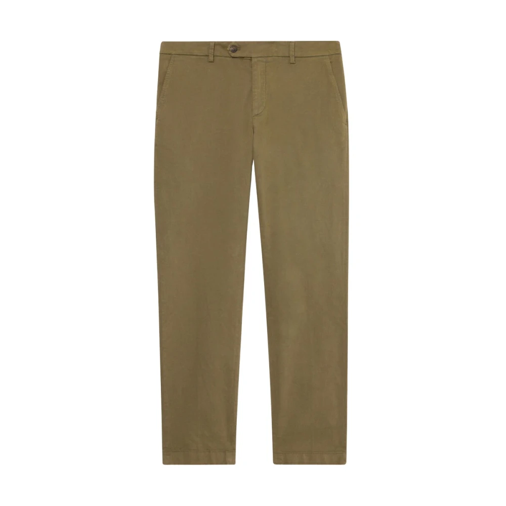 Brooks Brothers Green Chinos, Male, W42, Regular Fit Microtwill Stretch Cotton Chino