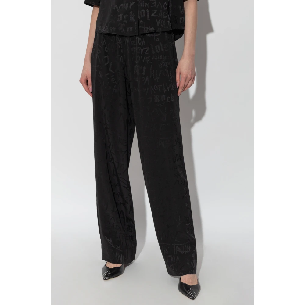 Zadig & Voltaire Broek Pin Jac Black Dames