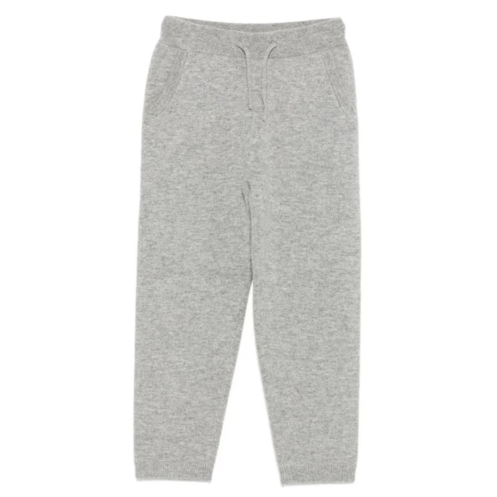 Bonpoint Girls Gray Sweatpants, 6 Y, Stylish Trousers For Kids