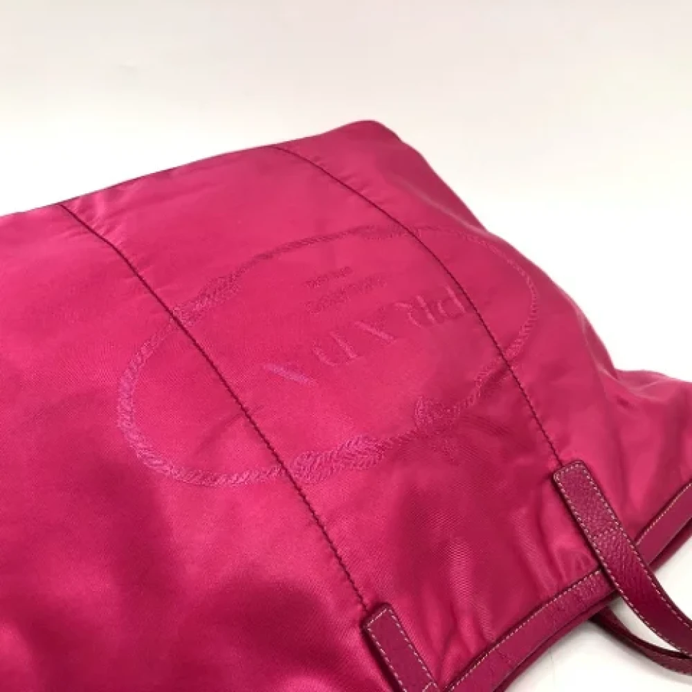 Prada Vintage Pre-owned Leather shoulder-bags Pink Dames