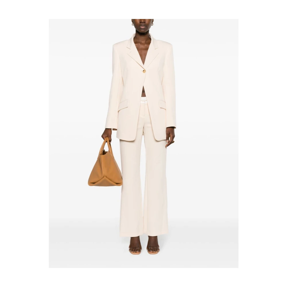 PATRIZIA PEPE Diagonale Knoopjas Ivoor Beige Dames