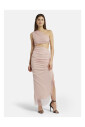one-shoulder-mesh-maxi-jurk