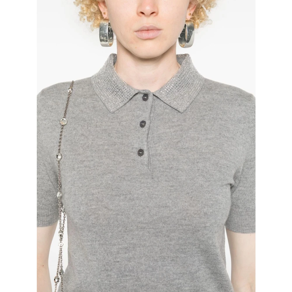 Blumarine Stijlvolle Dames T-Shirts Polos Gray Dames