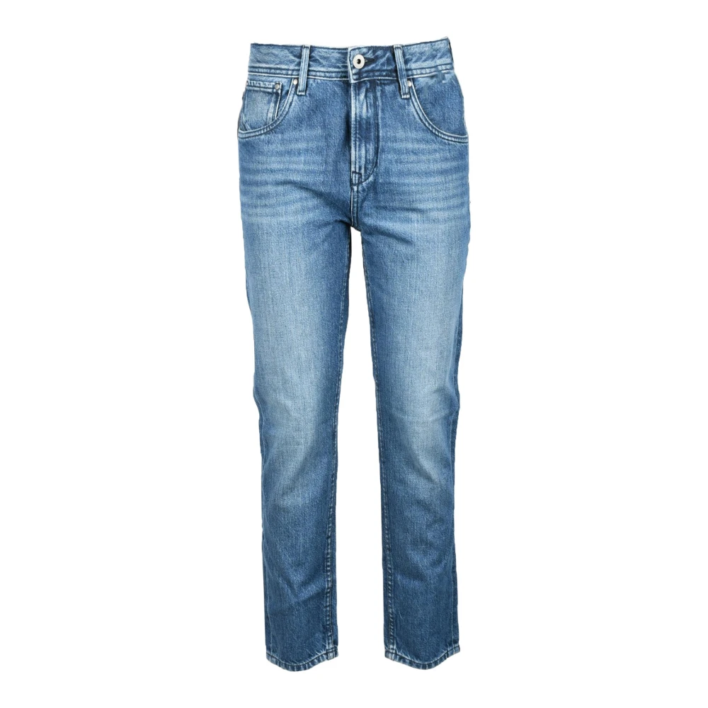 Pepe Jeans Katoenen Denim Jeans Blue Dames