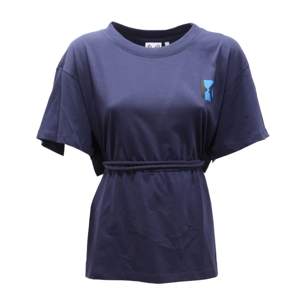 Kenzo Women's Blue T-Shirts, L, Sport Open Back T-Shirt
