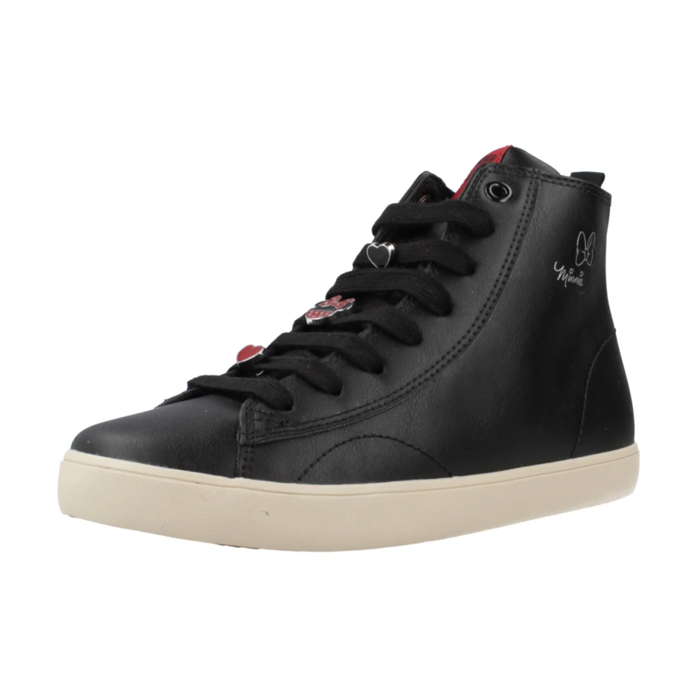 Geox Snygga Sneakers för Män Black, Flicka