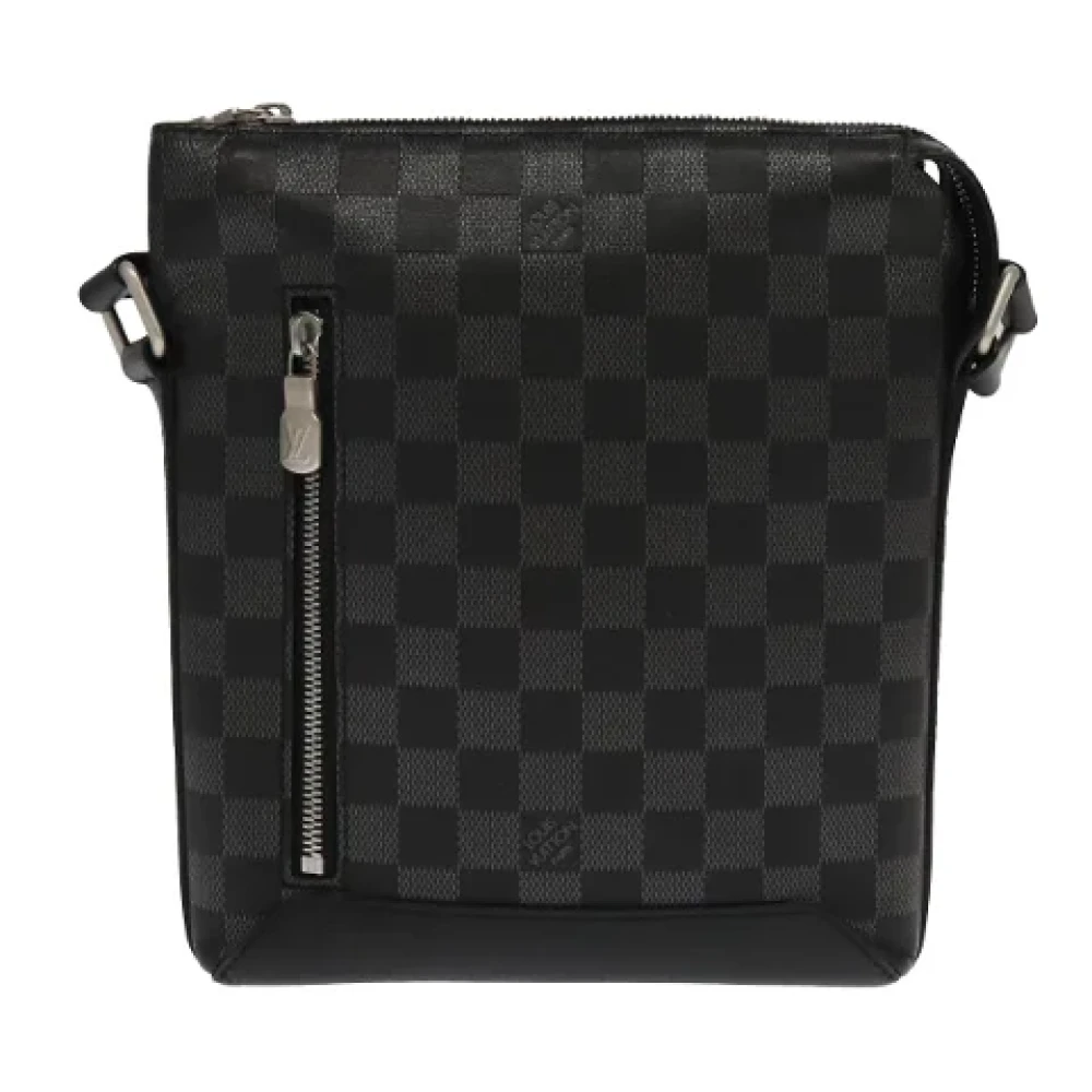 Louis Vuitton Vintage Pre-owned Leather shoulder-bags Black Dames