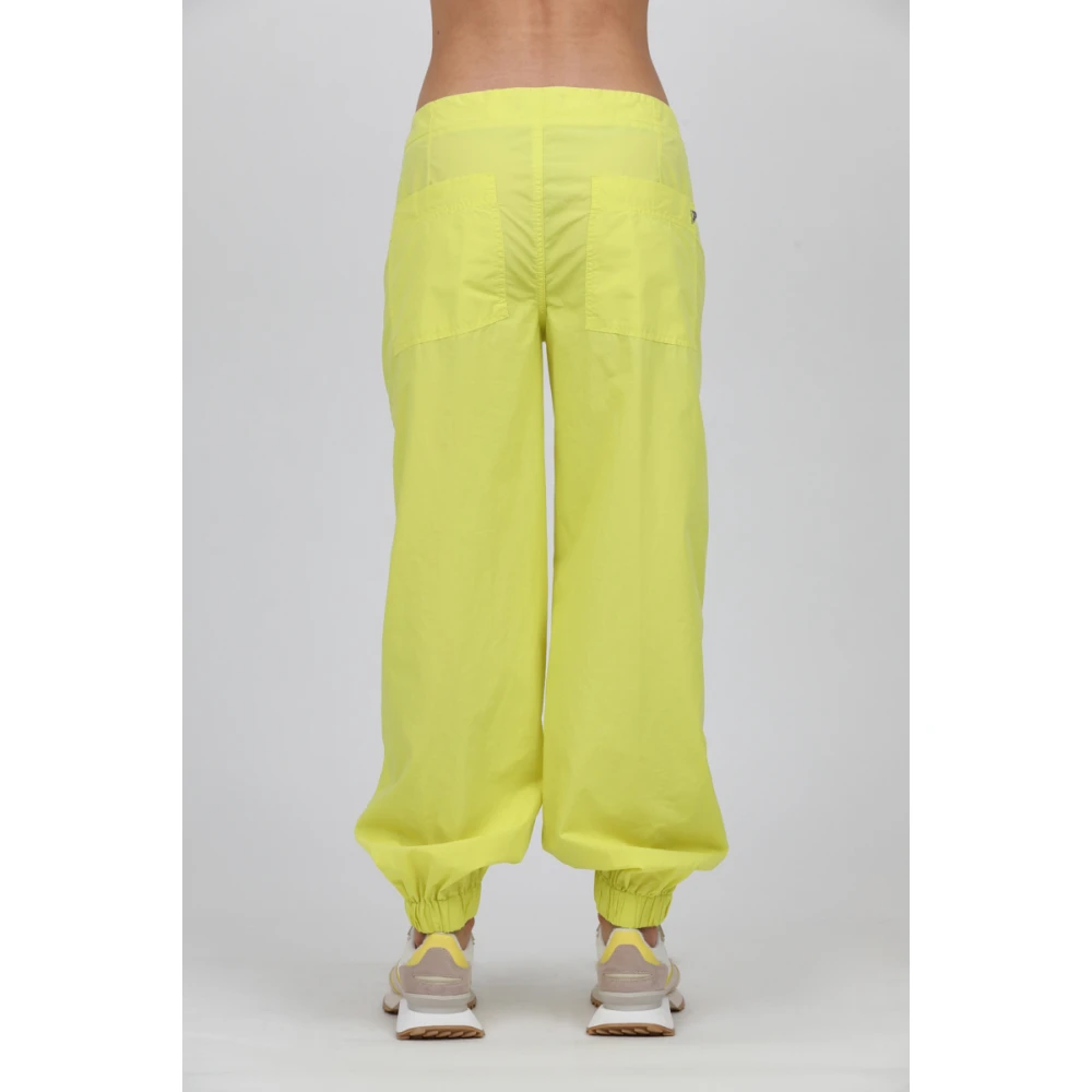 Dondup Straight Trousers Yellow Dames