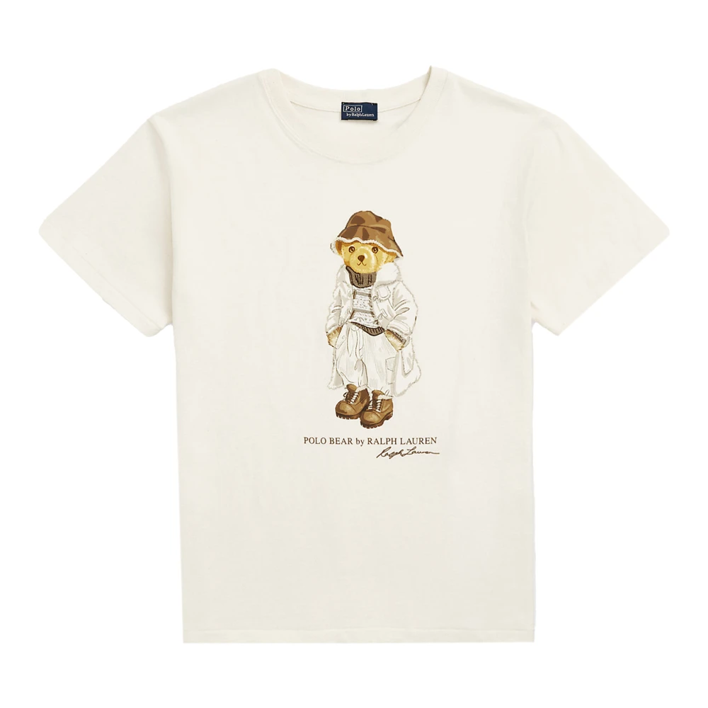 Ralph Lauren shirts & tops Crmy br tee short sleeve Tshir White Dames