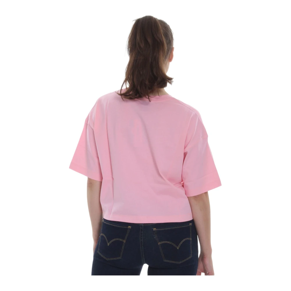 Champion Korte Mouw T-shirt Pink Dames