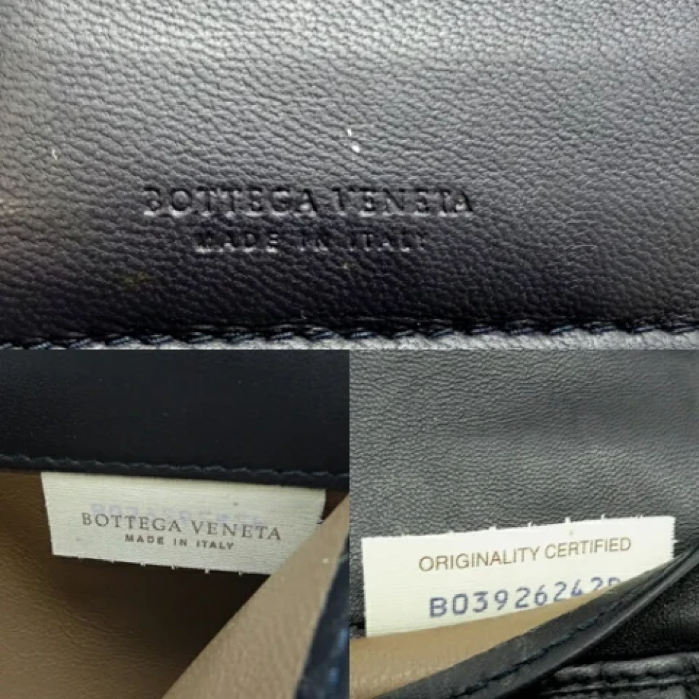 Bottega Veneta Vintage Pre-owned Leather wallets Black Heren