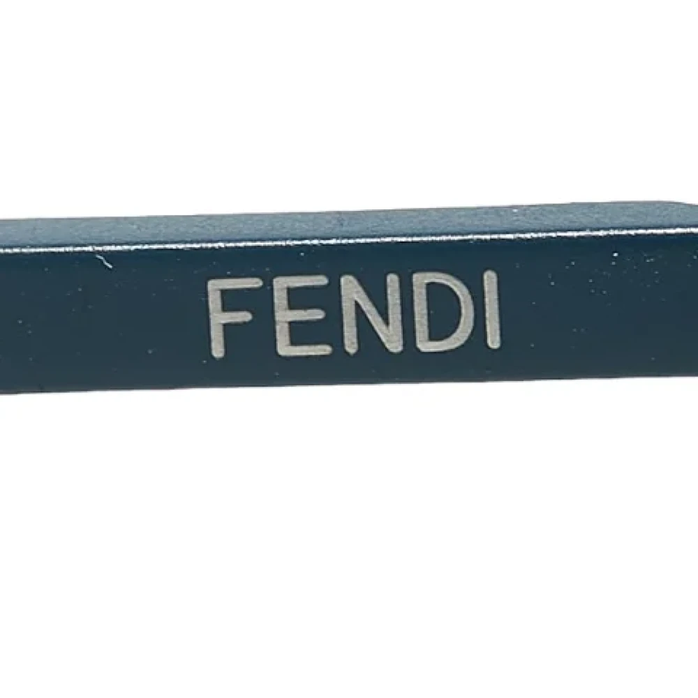 Fendi Vintage Pre-owned Plastic sunglasses Blue Dames