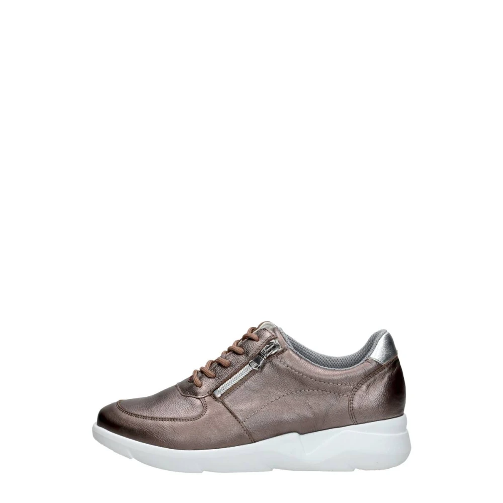 Waldläufer K-Funky Veterschoenen Laag Dames Schoenen Bruin