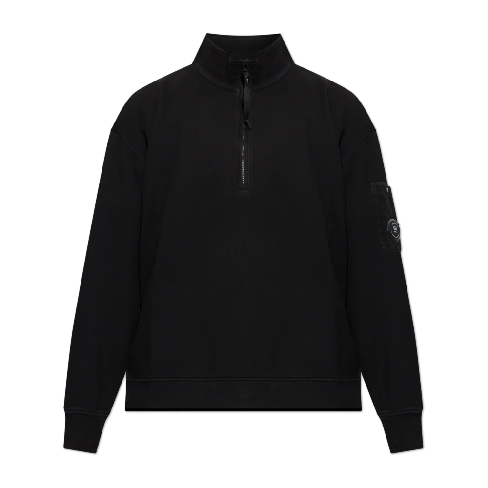 C.P. Company Black Cotton Sweatshirt - M - Image 3