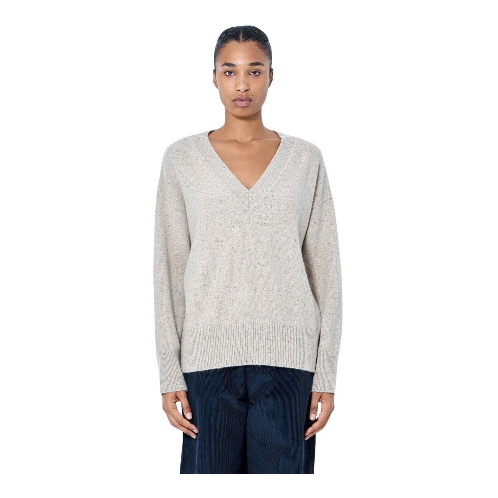 Róhe Beige Classic Mouliné Jumper - Woman Knitwear Fr - 34 - Immagine 3
