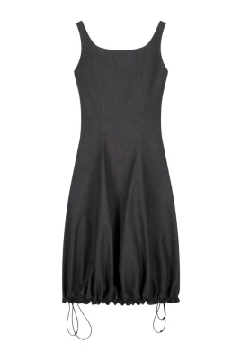 Technical Tailored Balloon Dress