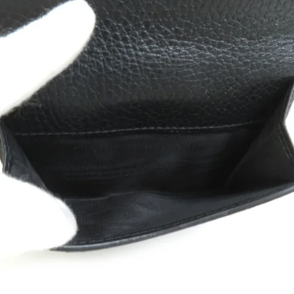 Gucci Vintage Pre-owned Leather wallets Black Dames