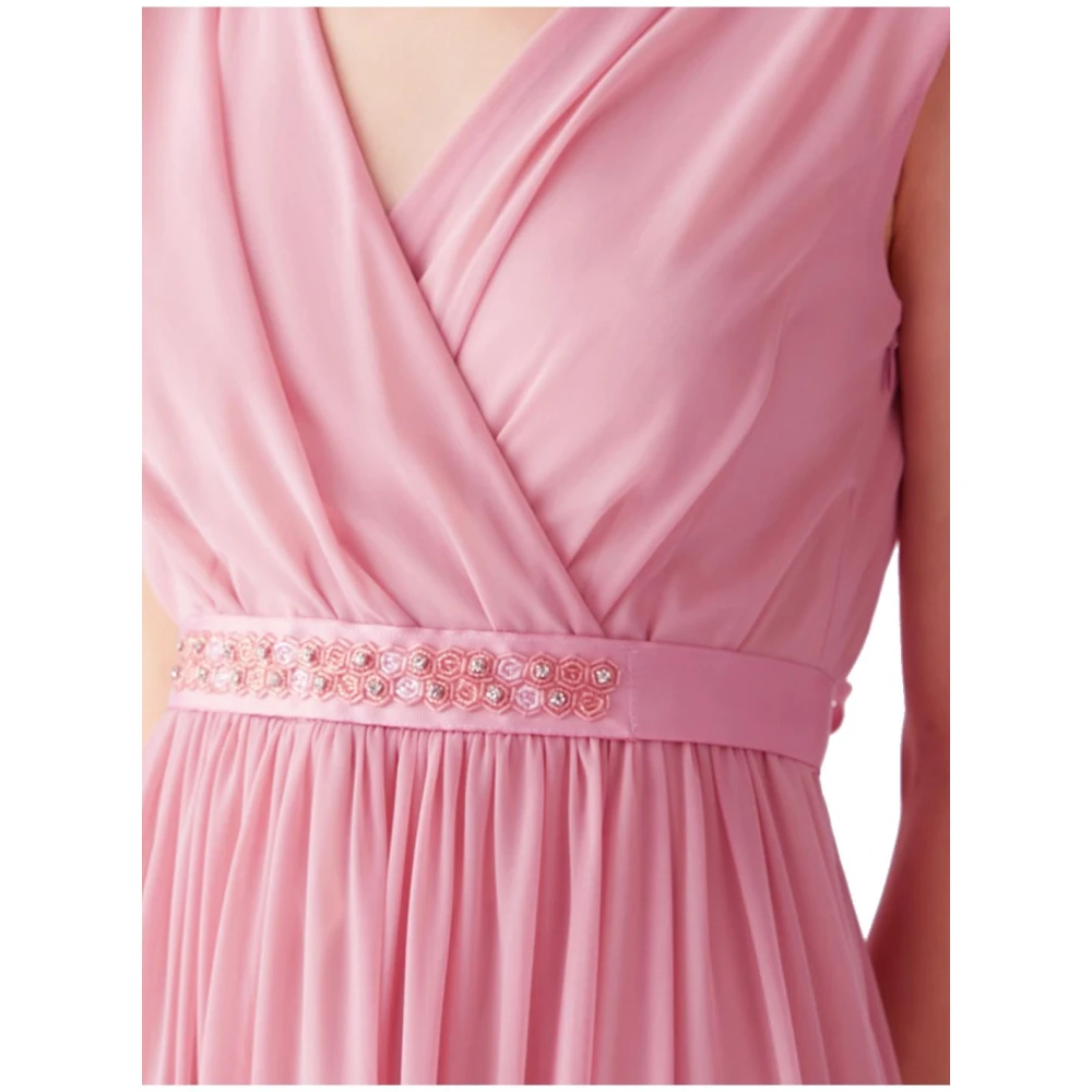 Pennyblack Lange jurk met juweelversieringen Pink Dames