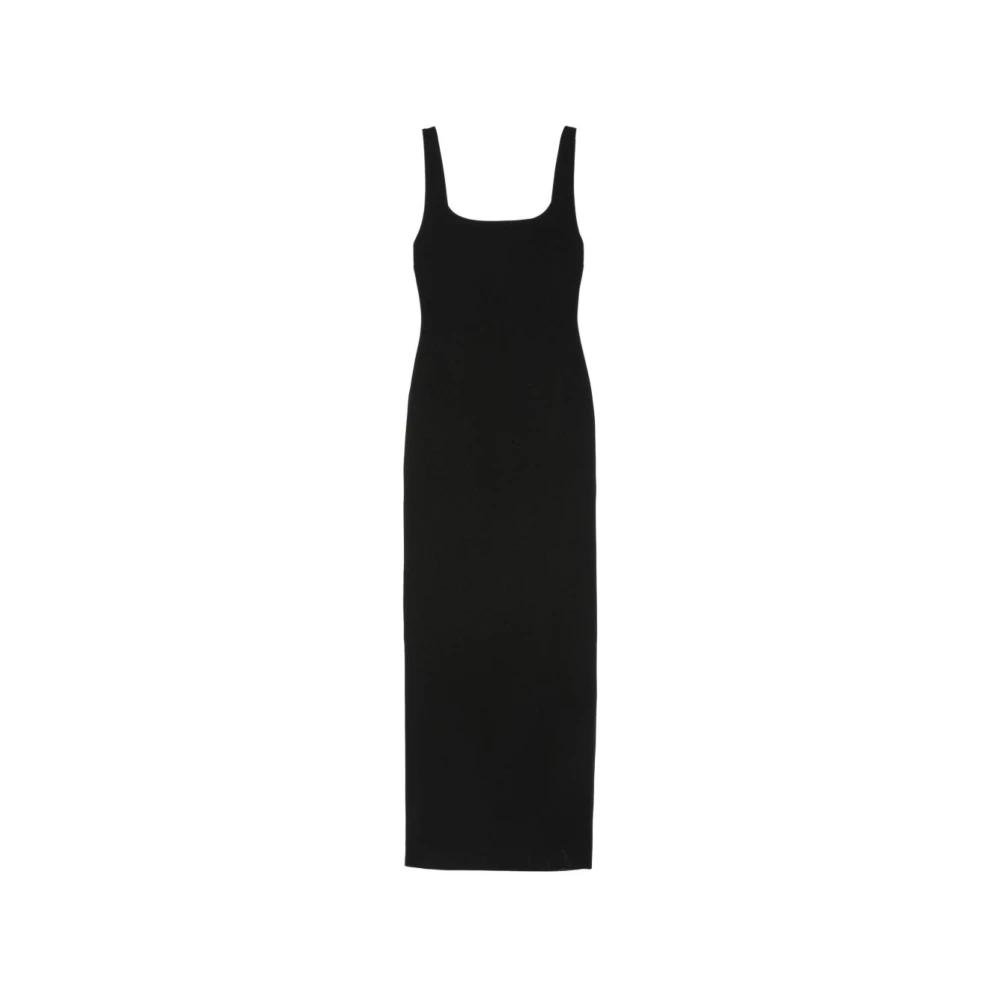 Solace London Black Maxi Dresses, Female, Xs, Square Neck Maxi Dress