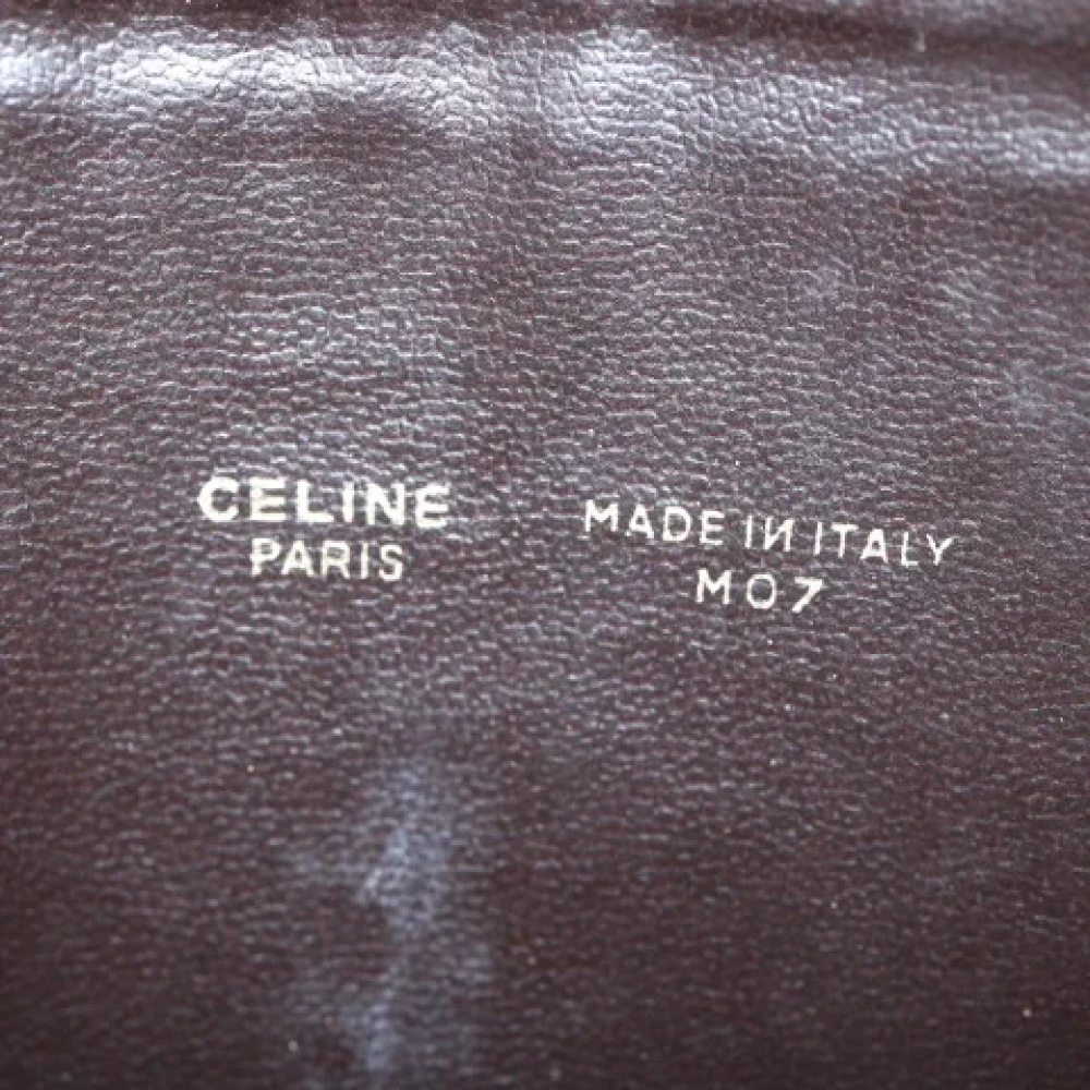 Celine Vintage Pre-owned Canvas clutches Brown Dames