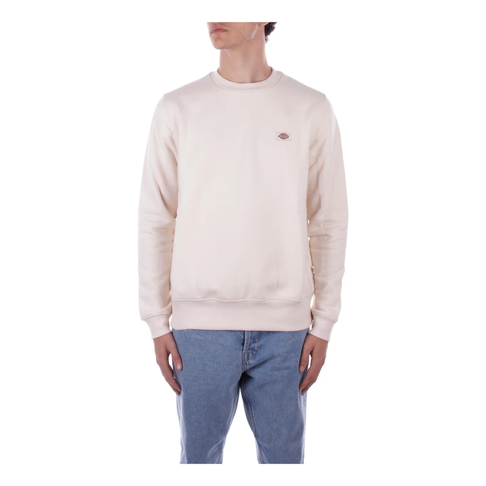 Dickies Crème Logo Front Sweater Beige Heren