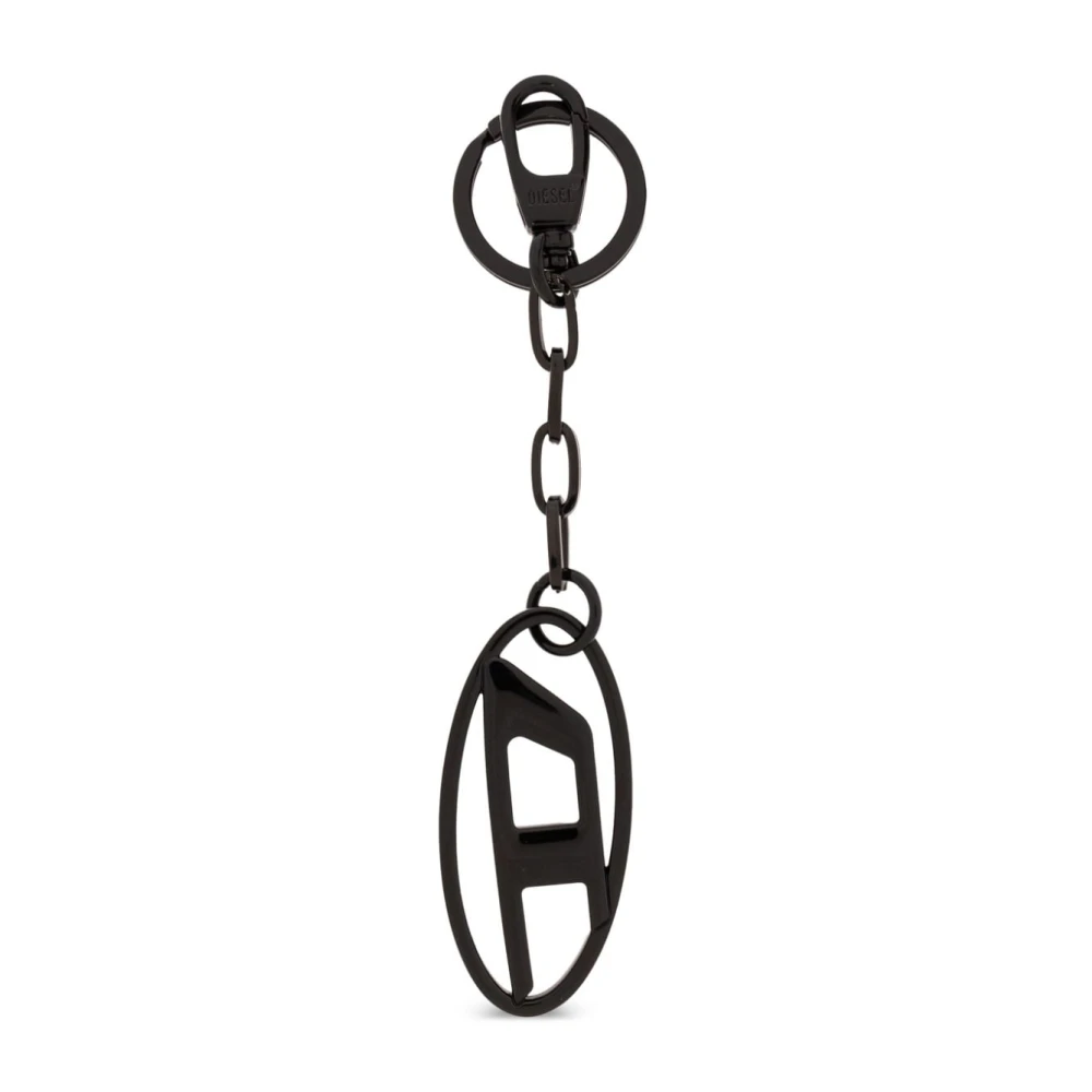 Diesel Stijlvol Logo Hanger Sleutelhanger Black Unisex