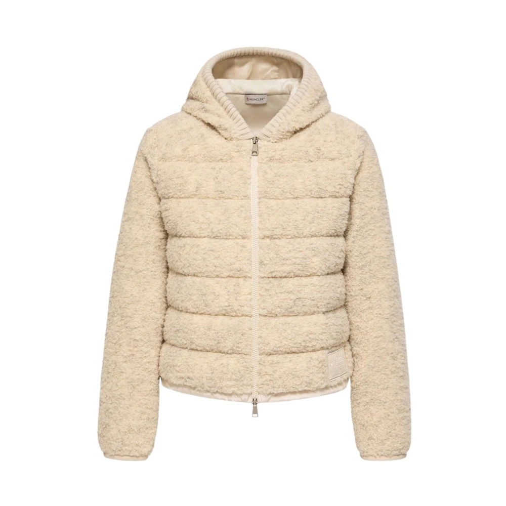 Moncler Women's Teddy Sherpa Jacket - Cream 061 - Size 12 (M) - Image 4