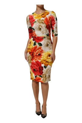Sheath Short Sleeves Dress