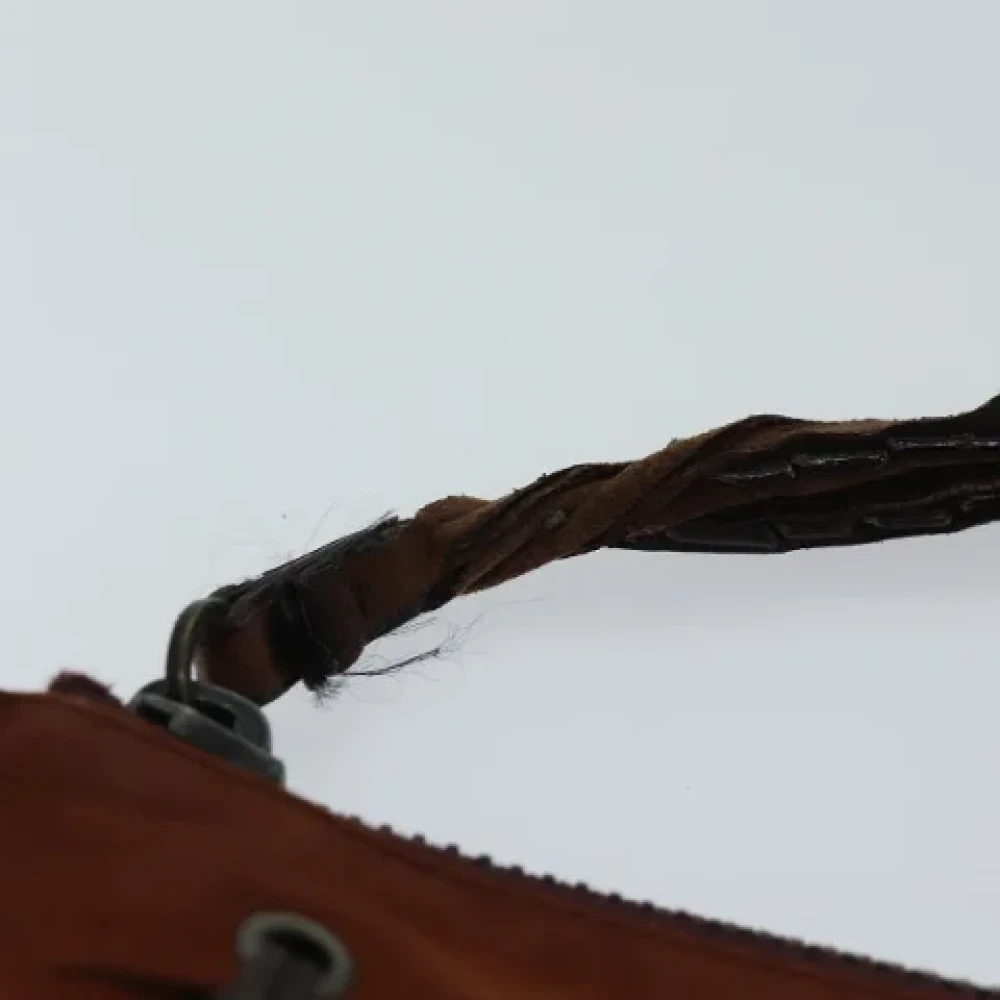 Gucci Vintage Pre-owned Suede pouches Brown Dames